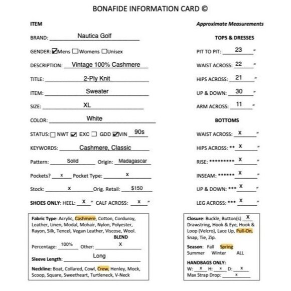 Nautica Golf Mens Vintage 100% Cashmere 2 Ply Knit Sweater Size XL White SP EXC - Picture 11 of 11